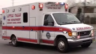 Little Falls Fire Department Ambulance 842 Responding 2-1-18
