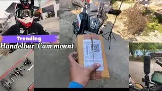 POV Riding Just Got Better 🔥 Trending Handlebar Cam Mount Unboxing