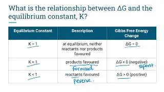 Gibbs Free Energy & Equilibrium