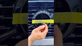 Easy Dechrome: Wrap Volvo Letters in Matte Black