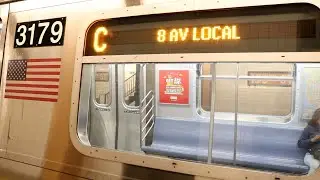 MTA New York City Subway: Brooklyn & 168 Street-bound R179 C Train at the 155 Street Station.