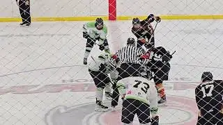 NW U18AA Sharks lose 9-1 against Tasa Ducks in 2nd game of tournament on Dec 20th 2025