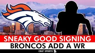 🚨BREAKING🚨Denver Broncos Make A SNEAKY GOOD Offensive Signing!