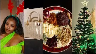 Late Christmas vlog| Grocery shopping | Unboxing | Nails | Cooking | Christmas dinner