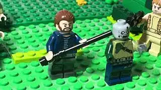 &ldquo;Barn scene and walker Sophia&rdquo; (TWD Lego stop motion) #thewalkingdead #lego #stopmotion