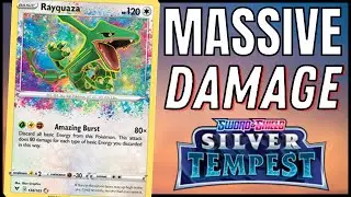 MASSIVE Damage from Amazing Rare Rayquaza | Deck Profile + Game Play