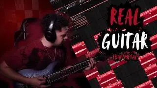 Making A BRUTAL Trap Metal Beat with REAL GUITAR (FL Studio)