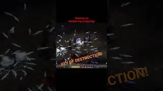 Izual drops Key of Destruction! #projectdiablo2 #pd2 #diablo2 #forb #sorc #ubers