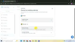Как подключить Calendly к моему календарю Outlook