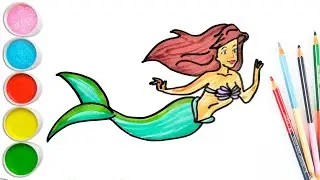 How to draw Arial #drawing #draw #kids #cute #kidsvideo #colors #easydrawing #easy #arial #coloring