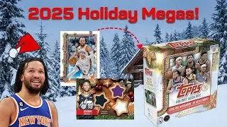 2025&ndash;26 Topps Holiday NBA Mega Box RIP&hellip; I DID NOT EXPECT THIS 😳