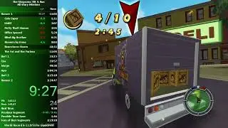 The Simpsons Hit and Run Speedrun (All Story Missions) in 1:24:33