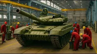 Inside the Russian Tank Manufacturing Factory:From Raw Steel to Battlefield WarMachines(FullProcess)