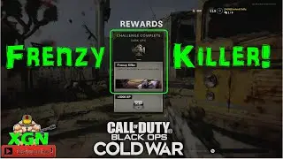 CoD Cold War how to unlock Frenzy Killer Dark Ops Challenge!