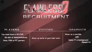 Flawless7 Recruitment Challenge!