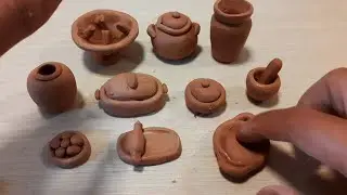 Creating a Beautiful Small-Scale Kitchen with Air-Dry Clay