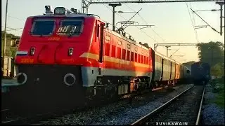 POHED- 22610 Howrah WAP4 Skips Balugaon with Secunderabad ~ Howrah weekly Parcel Express (00759)