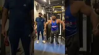 my student is training for Mr Pakistan bodybuilding competition #mrshoaib #motivation #compitition