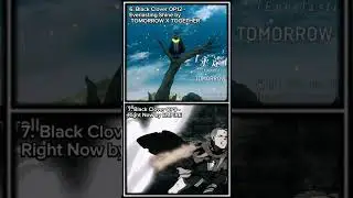 Top 10 Favorite Black Clover Openings