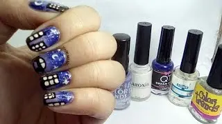 Easy City Skyline Nailart | JncNailart