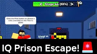 STAGE 44 in IQ PRISON ESCAPE Walkthrough [HOW TO BEAT STAGE 44 Iq Prison Escape Roblox]