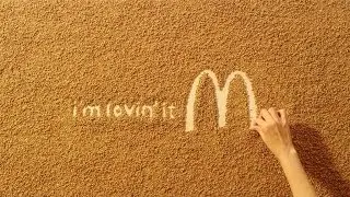 Sand Artist Lawrence Koh's McDonald's Breakfast Wholegrain Muffin 30s