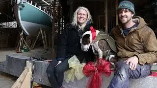 A Huge Christmas Present For Our Boat! Something Very Heavy...