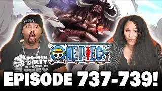 Kaido Makes His Way Towards Luffy King Of Pirates One Piece Reaction Episode 737 738 739