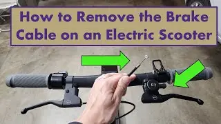 How to Remove the Brake Cable on an Electric Scooter