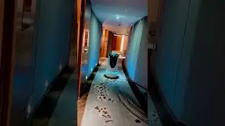 Automation in hospitality is the future #cleaningrobot #robot #hotel #hotelcleaning #future #shorts
