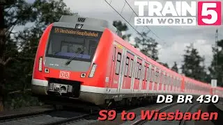 TSW5 Frankfurt S-Bahn - S9 to Wiesbaden (DB BR 430)