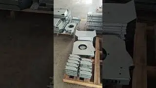 Shutter door sheet metal parts#doorfactory #manufacturing #rollingdoor #firedoor #windproof