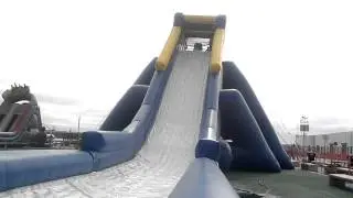 Giant water slide fun