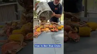 How to Boil Blue Crabs #seafoodboil