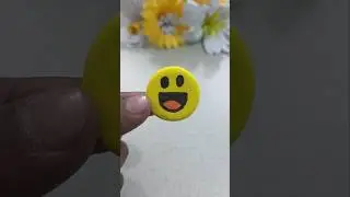 diy smiley craft for kids/cute clay smiley #craft #art #diy #clay #clayart #claycraft #smiley #kids