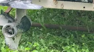 Damage to trailer axle with tree falling