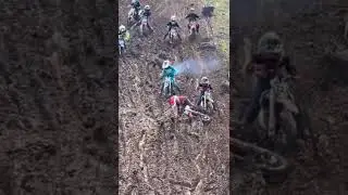 Muddy race at NSW State titles 50cc Division 2