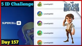 5 ID Challenge - Starting Over Boom Beach Gameplay | Goalie Boom Beach | Day 157