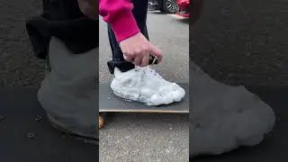 Foam on the go 😶&zwj;🌫️🛹#creprotect #sneakers #sneakerhead