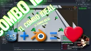 Godot y Blender sincronizados 😍 Iniciando un nuevo juego 🏰