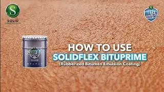 SOLIDFlex BituPrime - Rubberized Bitumen Emulsion Coating &ndash; Primer for APP Torch-Applied Membrane