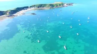 morfa nefyn wales beach flight