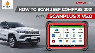 How to Scan Jeep Compass 2021 with Launch Scanplus X V5.0 | Bypass Gateway + Clear Fault Codes! 🔧🚙