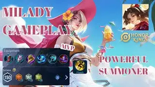 Honor of Kings | Global 2024 | Ranked Mode | Milady Gameplay Powerful Summoner | MVP