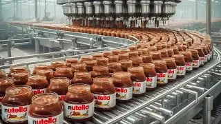 Inside the Nutella Factory: From Hazelnuts to Chocolate Spread (Full Process)