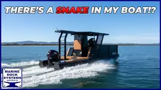 There&rsquo;s a snake in my boat! Pontoon boat upgrades in QLD Australia 