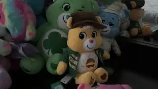 Funshine bear scarecrow plush toy drops by!!! Aaaaah!   24 second video