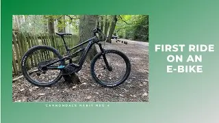 First Ride on an E-bike (Cannondale Habit Neo)