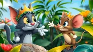Tom and Jerry jungle King 👑 funny jungle Boss for kids poem