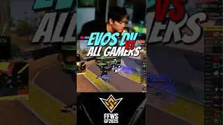 EVOS DIVINE 🆚 ALL GAMERS #freefire